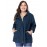 Women’S Plus Size Jackets Lightweight Anorak Drawstring Utility Jacket with Pockets