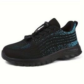 Men's Trendy Breathable Running Shoes, Comfy Non Slip Soft Sole Lace Up Sneakers For Men's Outdoor Activities